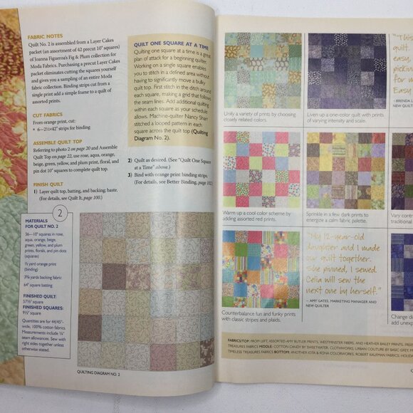 Better Homes Gardens Quilts And More Magazine Winter 2008 32 Gifts Throws Aprons - Picture 4 of 12